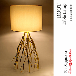 Root Table Lamp by Sahil & Sarthak